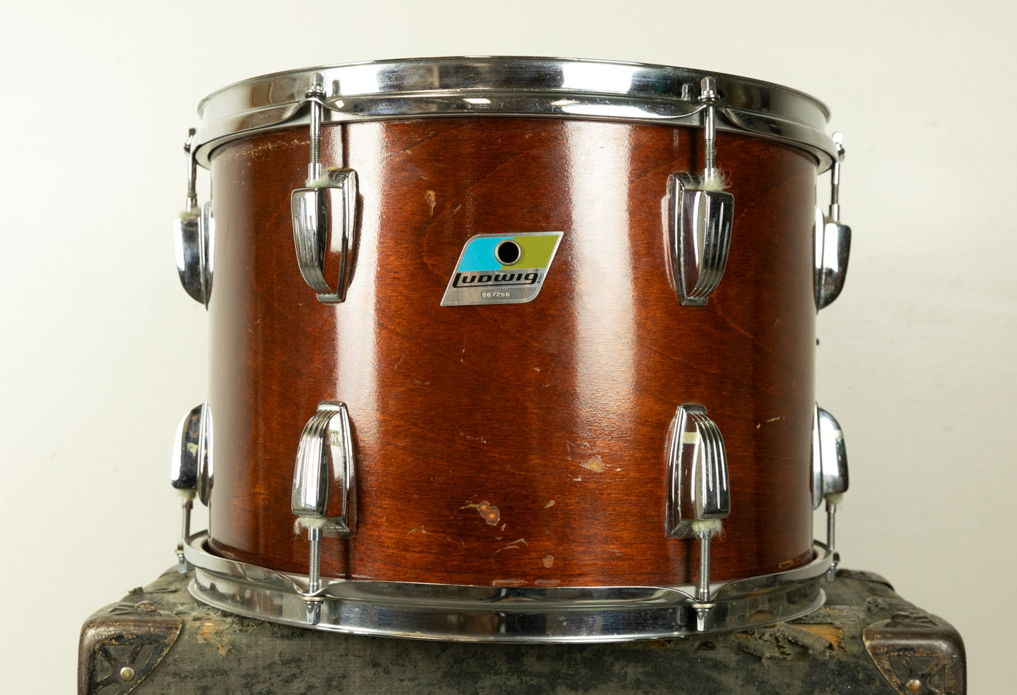 1970s Ludwig 10x14 Mahogany Thermogloss Tom