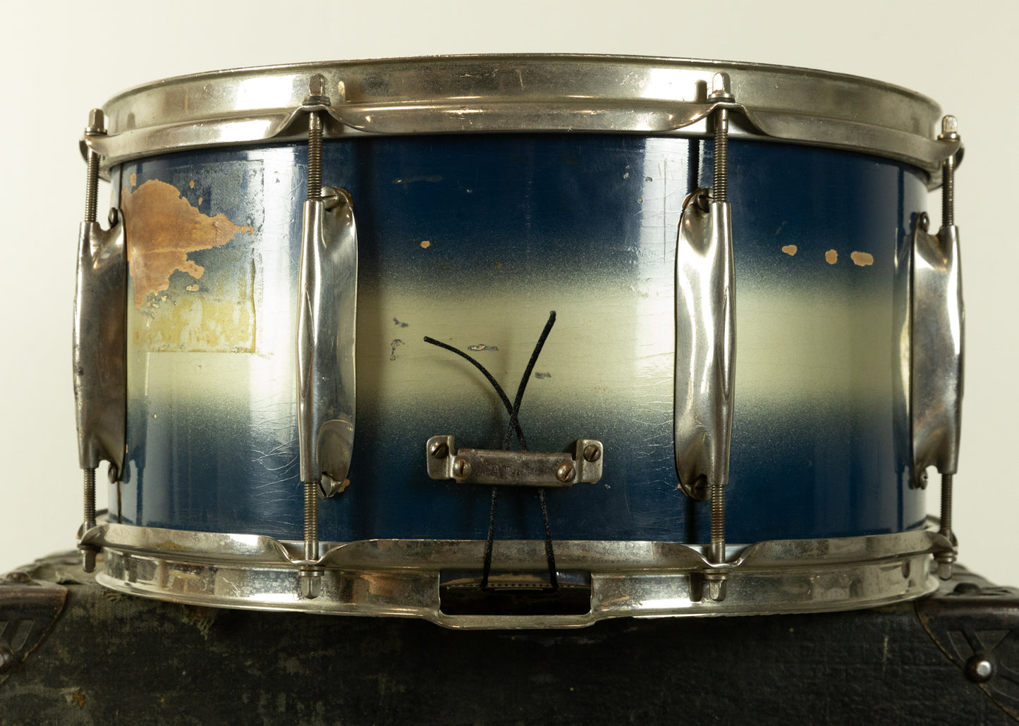 1930s WFL 7x14 All American Swing Blue & Silver Duco Snare Drum