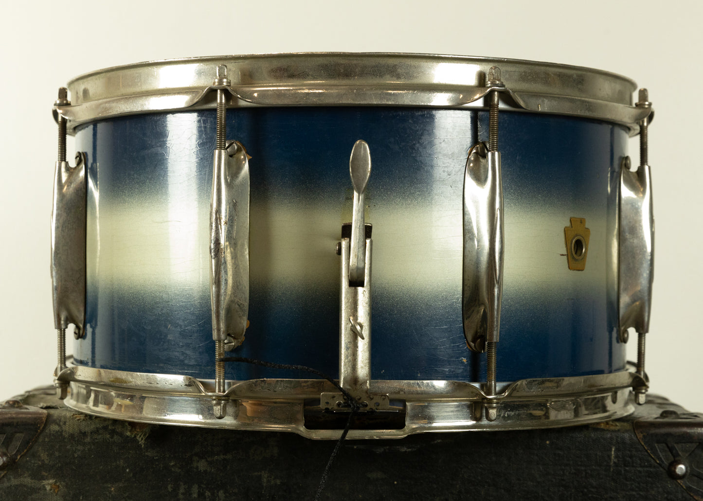 1930s WFL 7x14 All American Swing Blue & Silver Duco Snare Drum