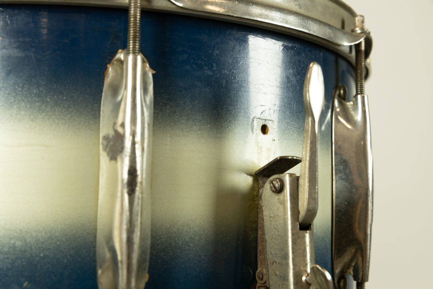 1930s WFL 7x14 All American Swing Blue & Silver Duco Snare Drum