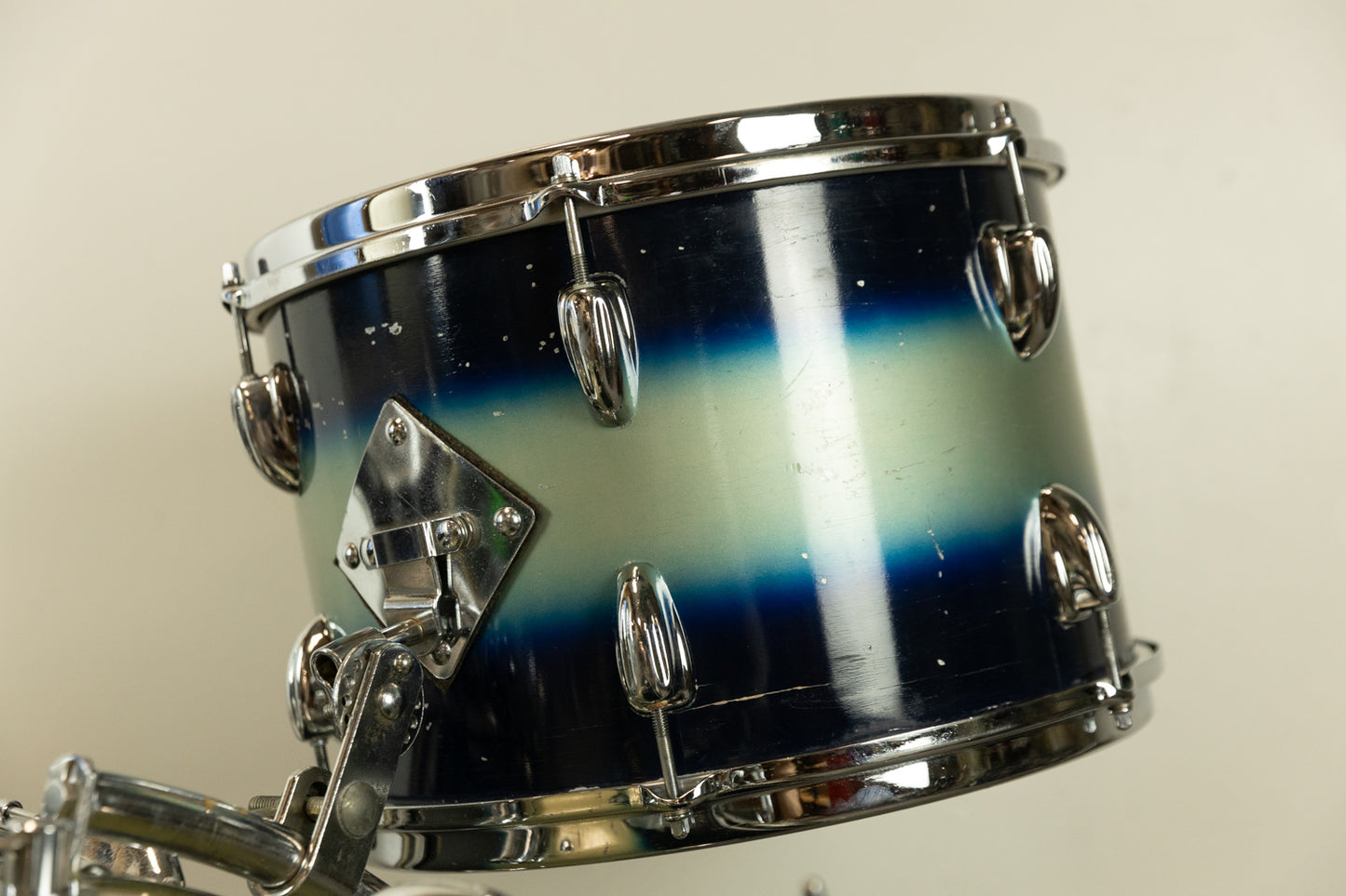 1960s Slingerland Gene Krupa Deluxe Blue & Silver Duco Drum Set