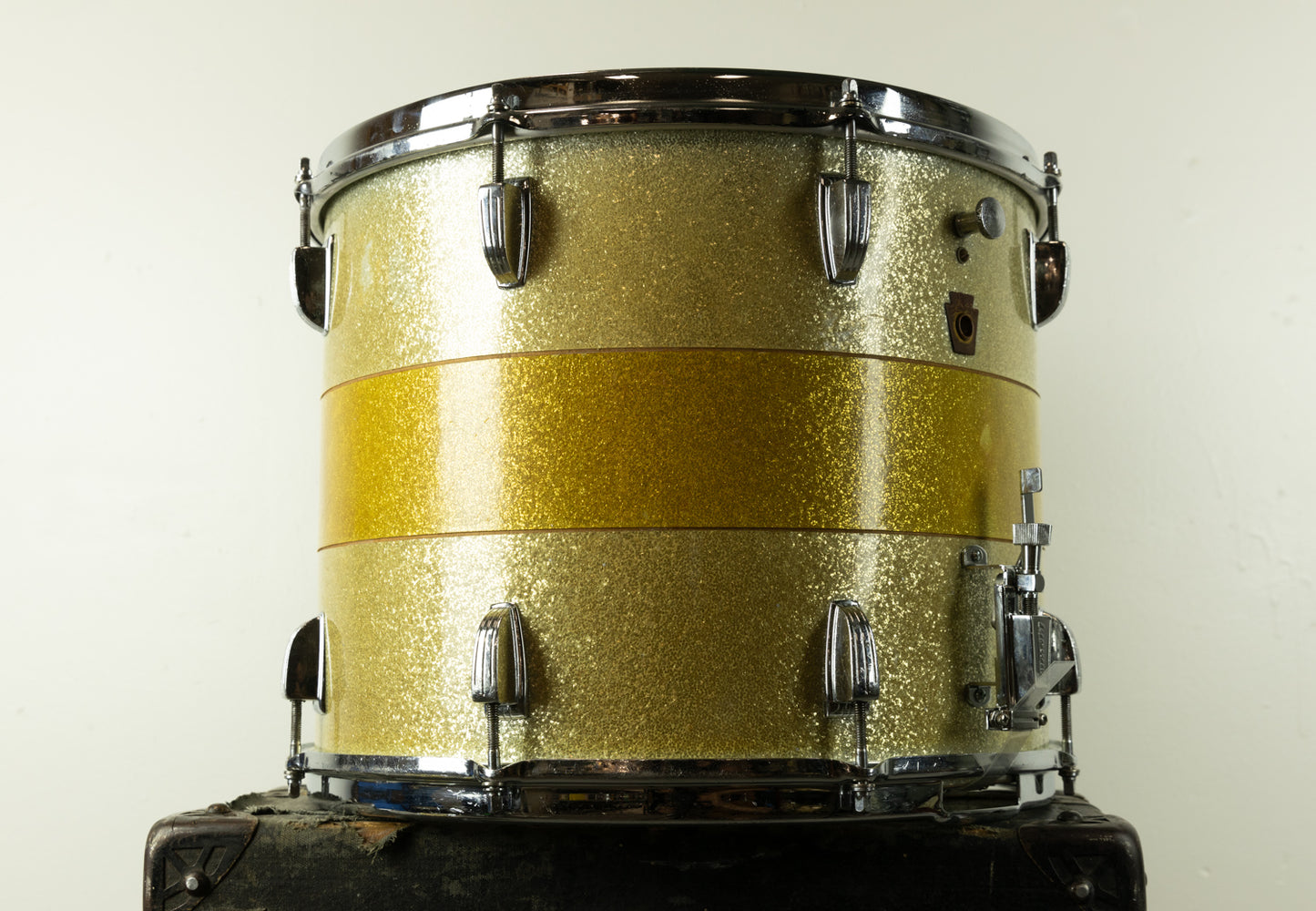 1960s Ludwig 12x15 Tri-Band Super Classic Parade Drum