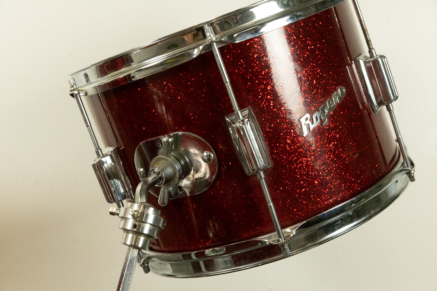 1960s Rogers Tower Sparkling Red Pearl Drum Set