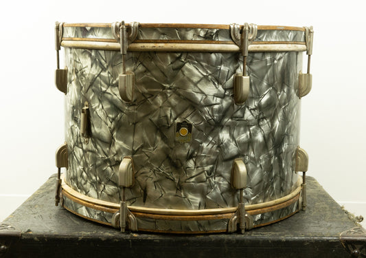 1947 Leedy 12x18 Black Diamond Pearl Drum