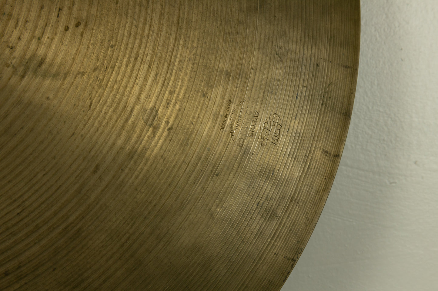 1960s Zildjian A 20 Medium Ride Cymbal 2358g