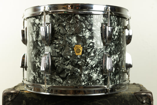 1960s Ludwig 9x13 Black Diamond Pearl Tom