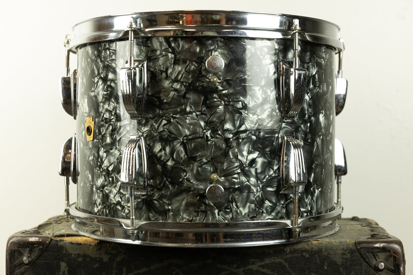 1960s Ludwig 9x13 Black Diamond Pearl Tom