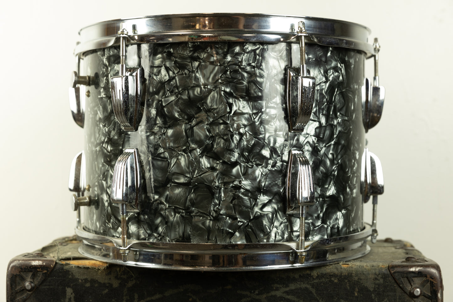 1960s Ludwig 9x13 Black Diamond Pearl Tom