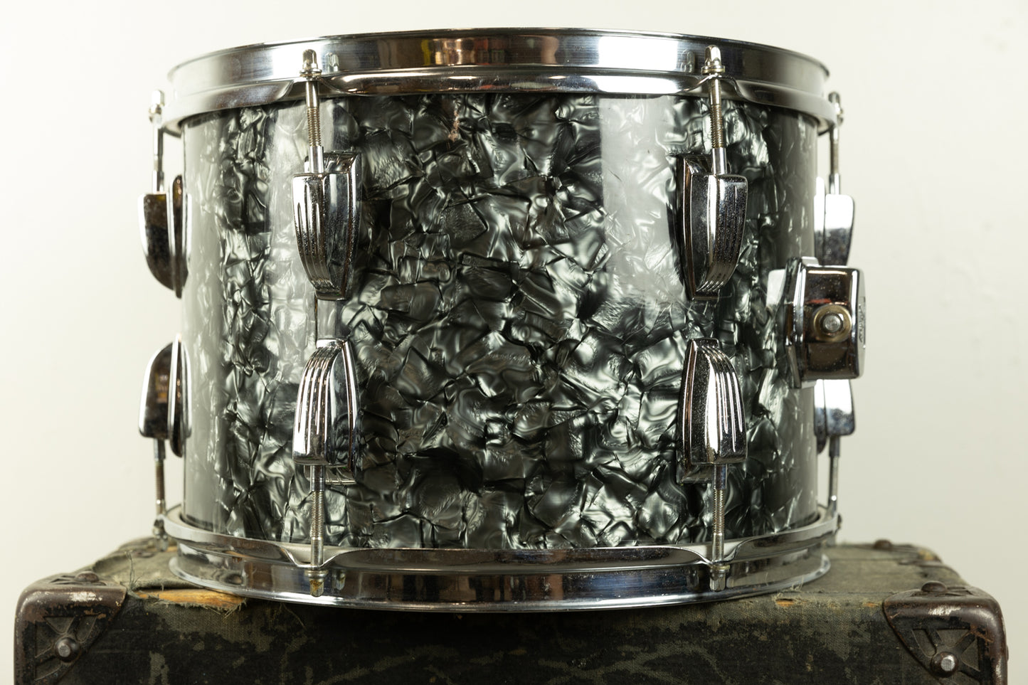 1960s Ludwig 9x13 Black Diamond Pearl Tom