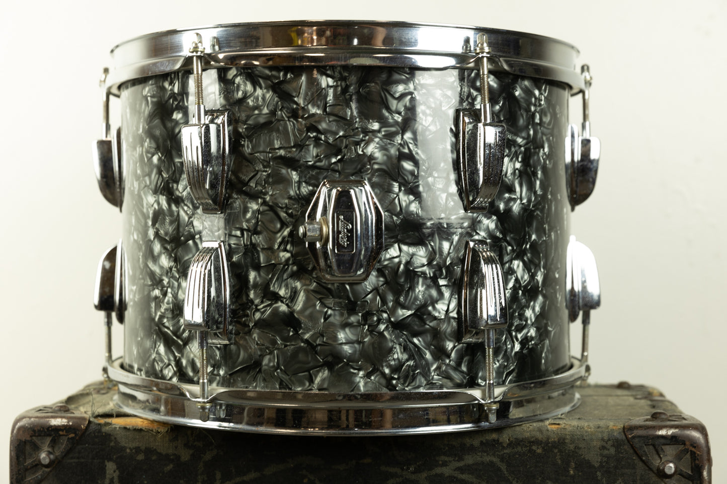 1960s Ludwig 9x13 Black Diamond Pearl Tom