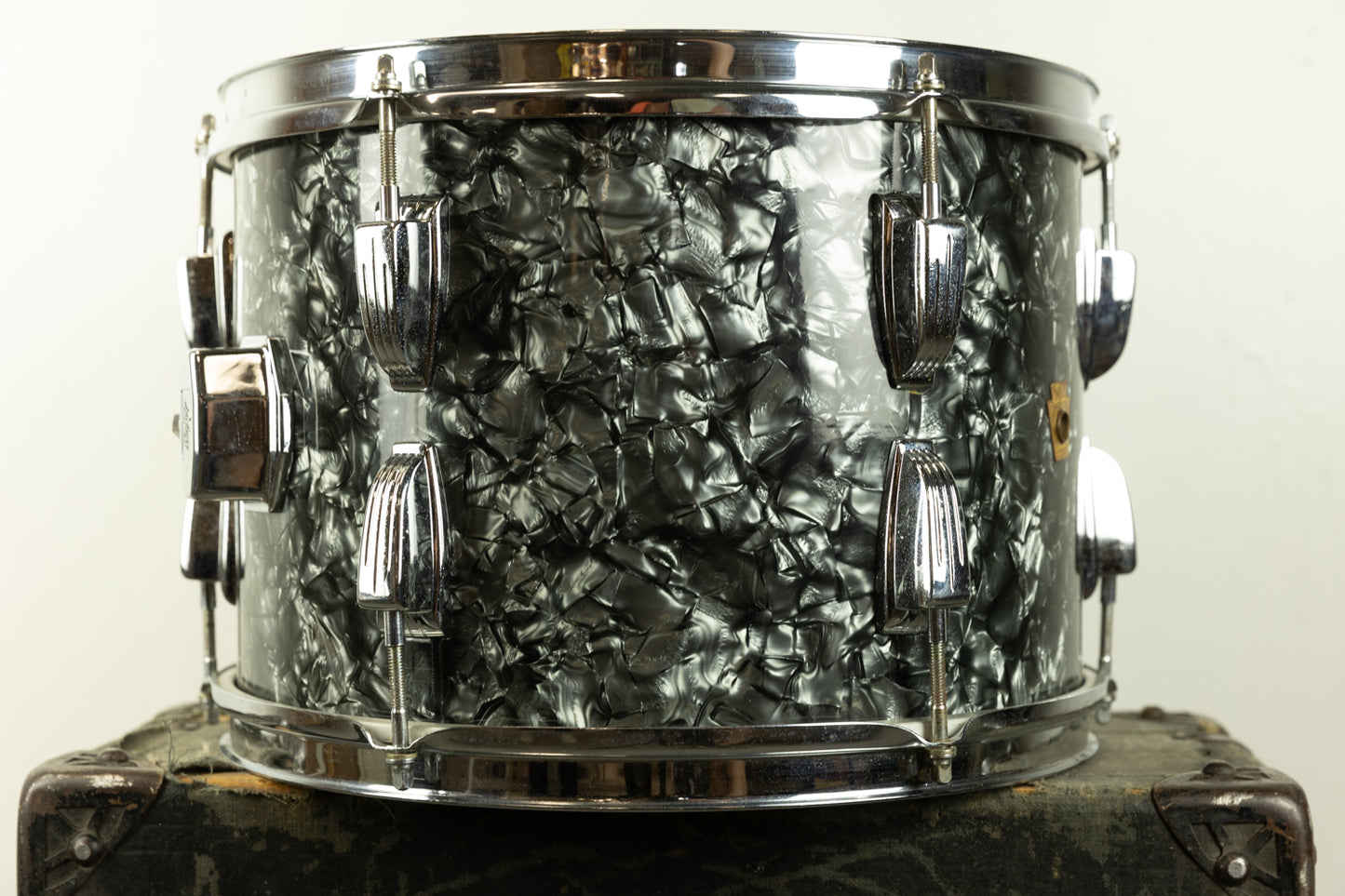 1960s Ludwig 9x13 Black Diamond Pearl Tom