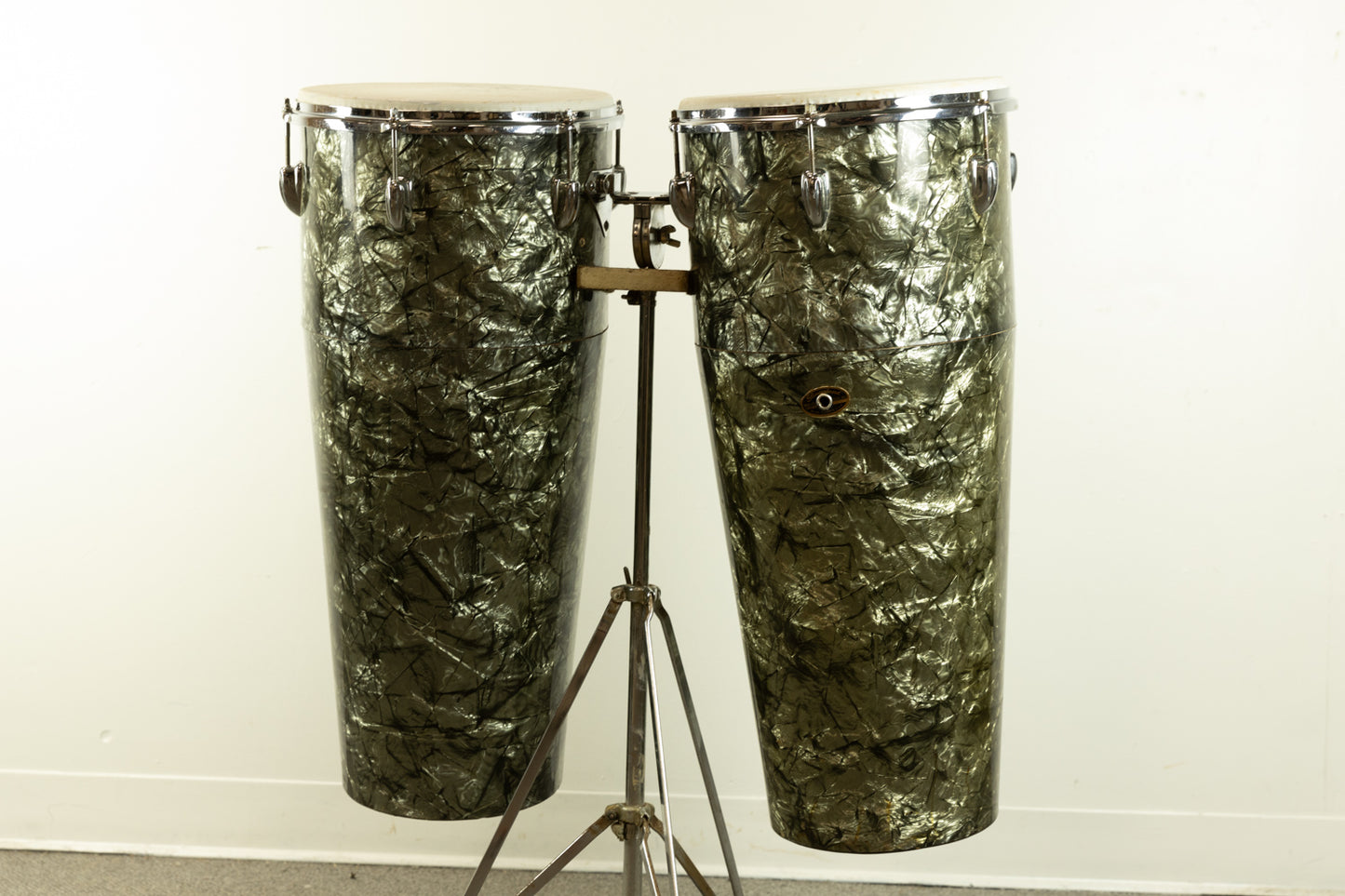 1960s Slingerland Black Diamond Pearl Congas