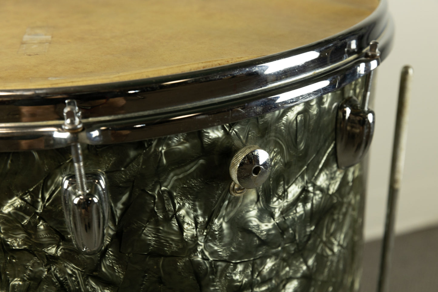 1960s Slingerland 18x20 Black Diamond Pearl Floor Tom