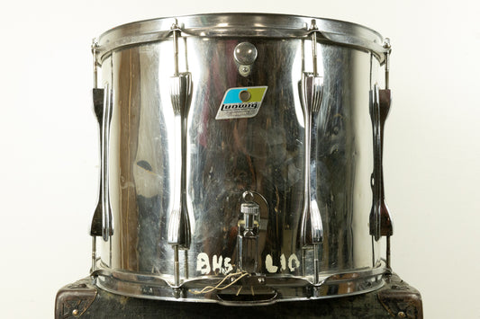 1970s Ludwig 12x15 Stainless Steel Snare Drum