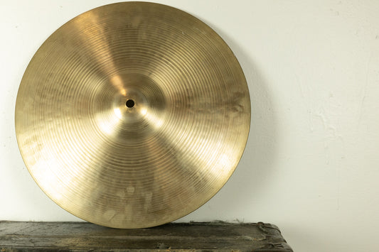 1960s Zildjian A 14" New Beat Hi Hat Cymbal 1240g