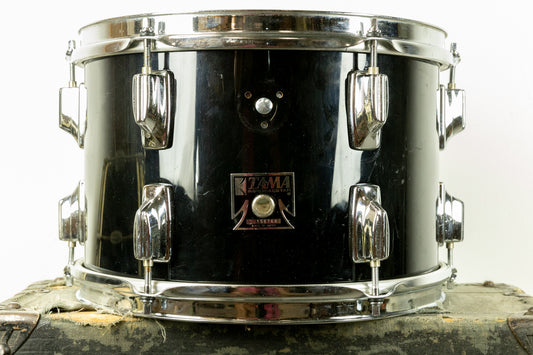 1970s Tama 8x12 Jet Black Imperialstar Tom