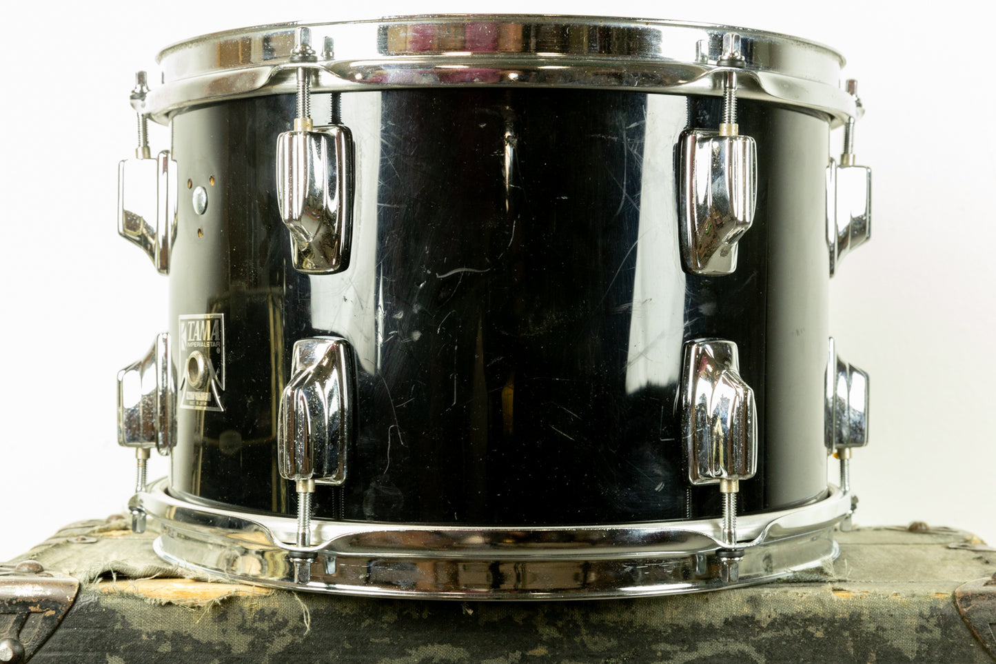 1970s Tama 8x12 Jet Black Imperialstar Tom