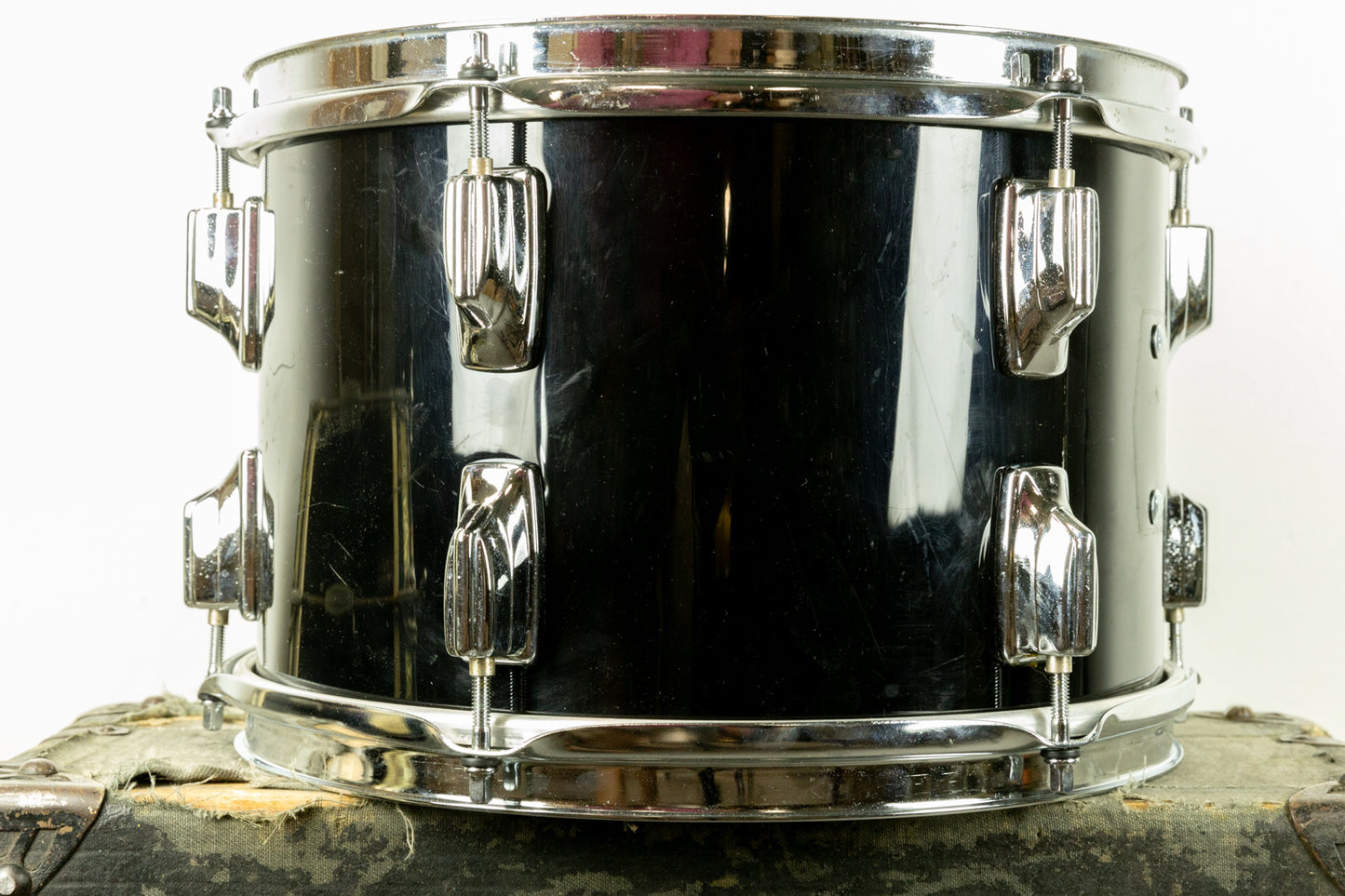 1970s Tama 8x12 Jet Black Imperialstar Tom