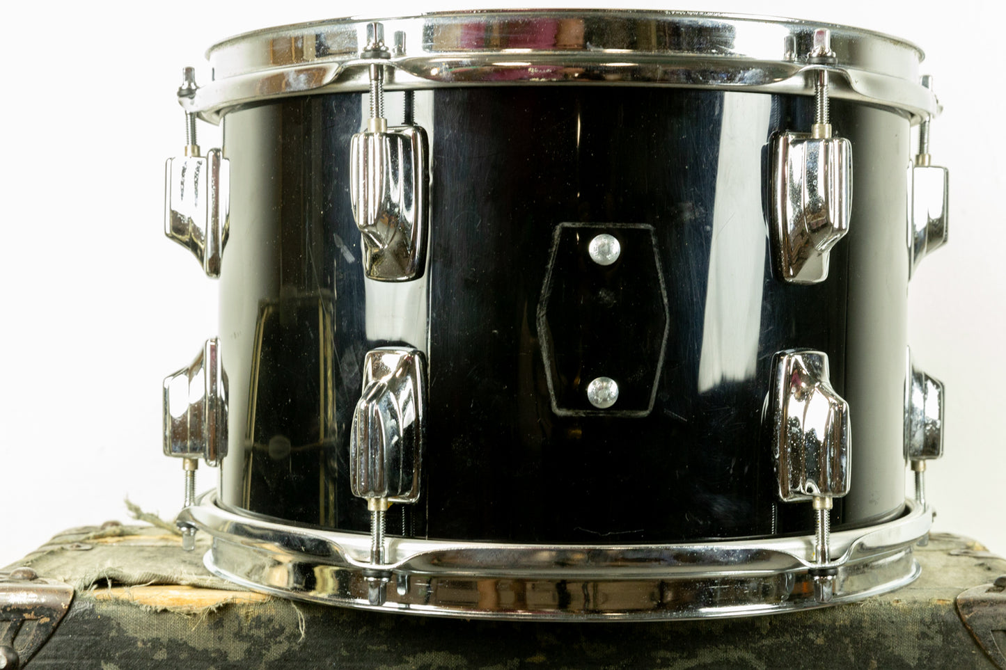 1970s Tama 8x12 Jet Black Imperialstar Tom