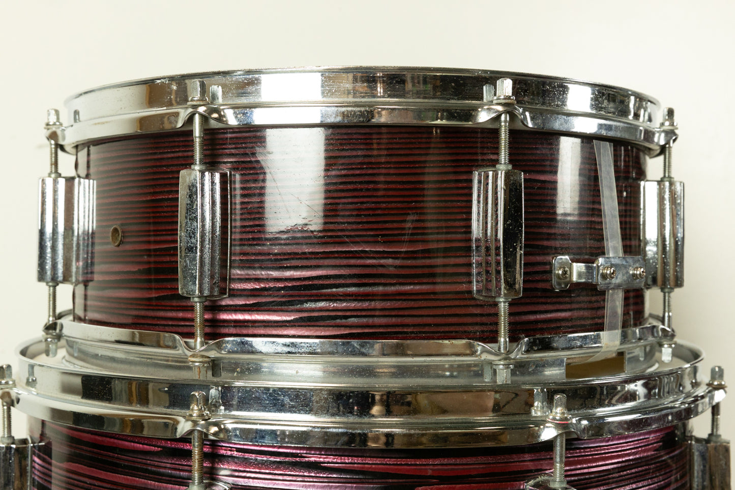 Vintage Tempro Red Strata Drum Set