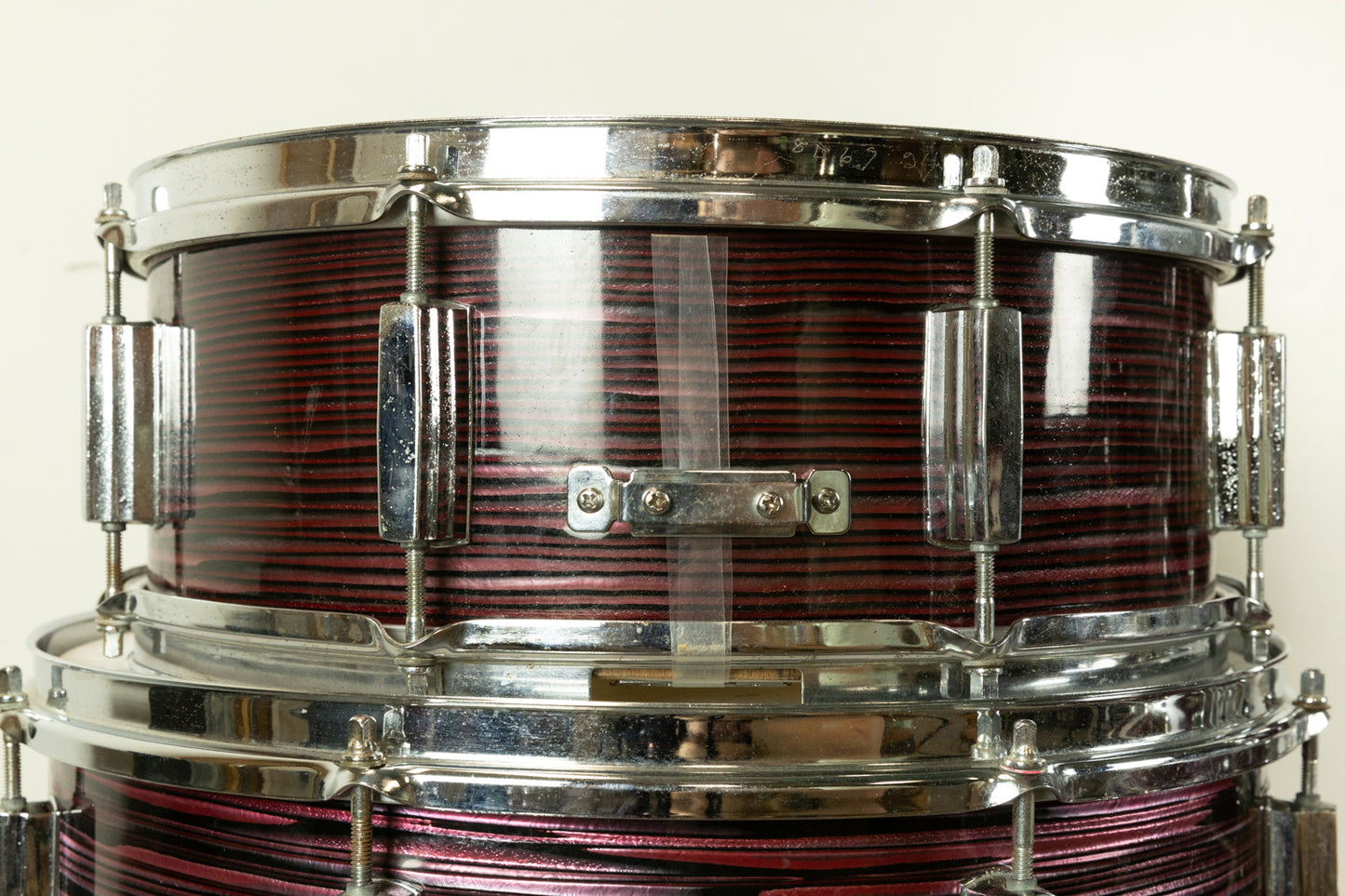 Vintage Tempro Red Strata Drum Set