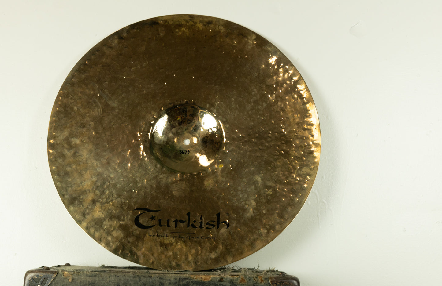 Turkish 22" Rock Beat Raw Ride Cymbal 3679g