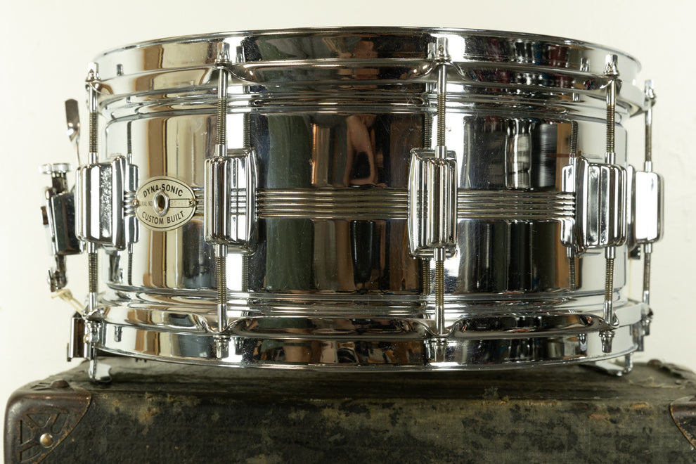 1960s Rogers 6.5x14 Dynasonic Snare Drum Hawthorne Drum Shop