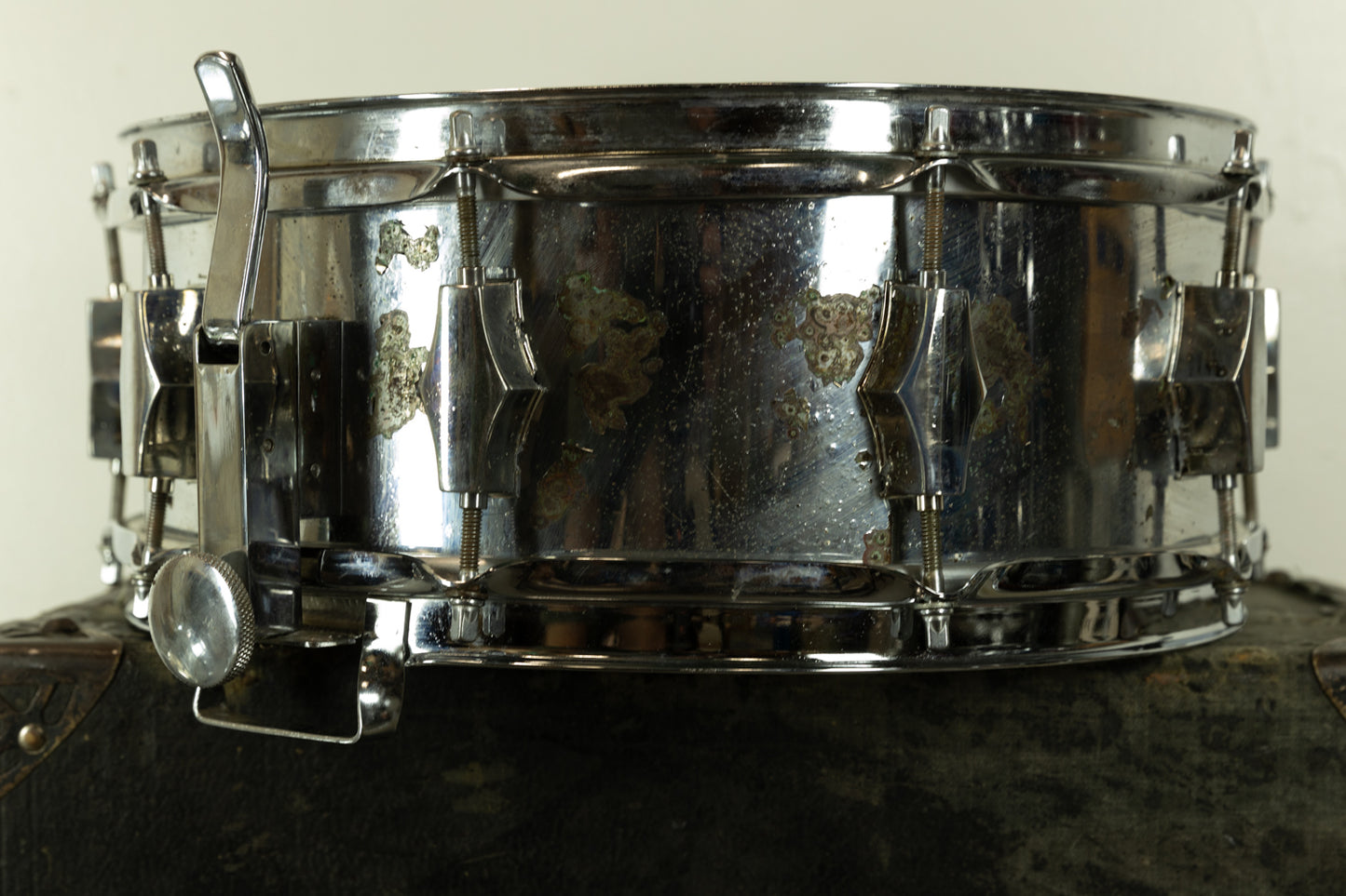 1970s Fibes 5.5x14 SFT 690 Chrome Snare Drum