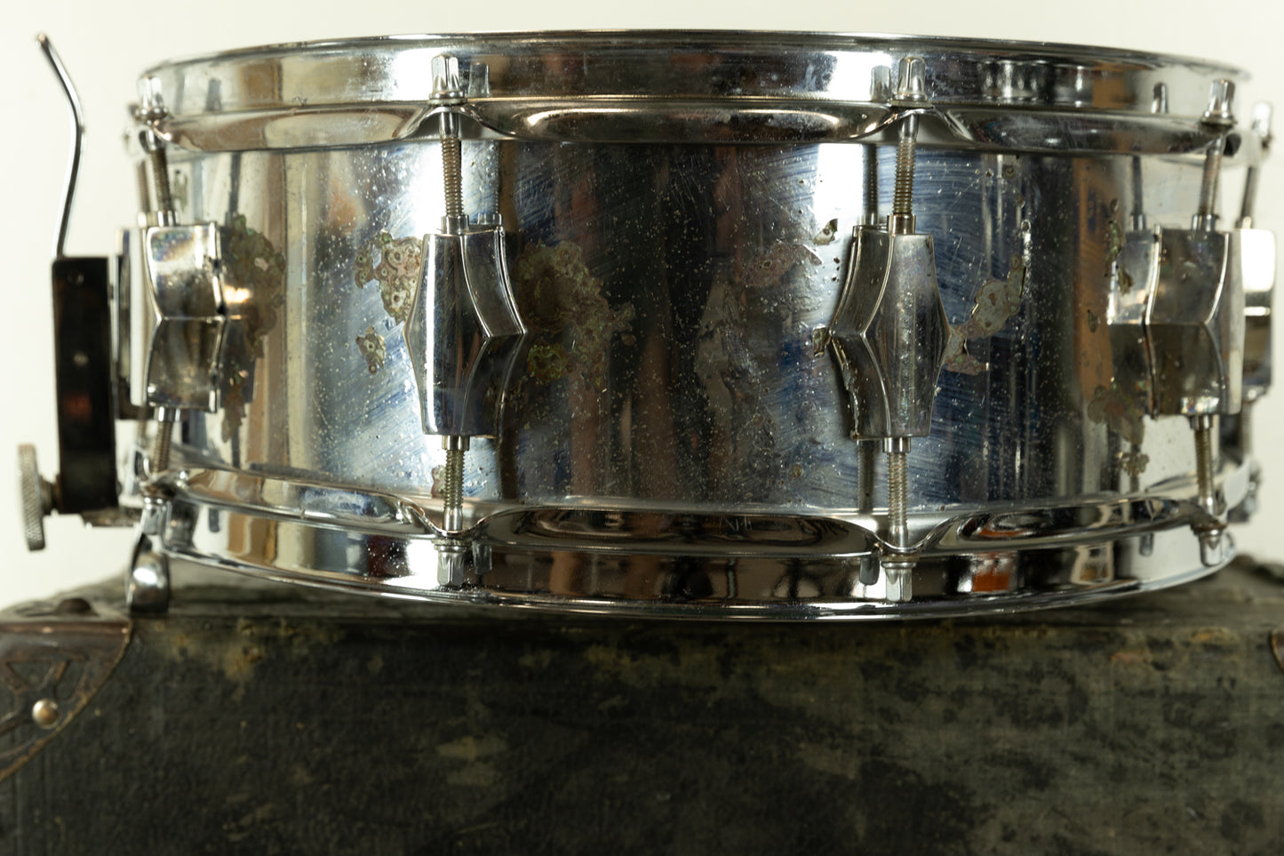 1970s Fibes 5.5x14 SFT 690 Chrome Snare Drum