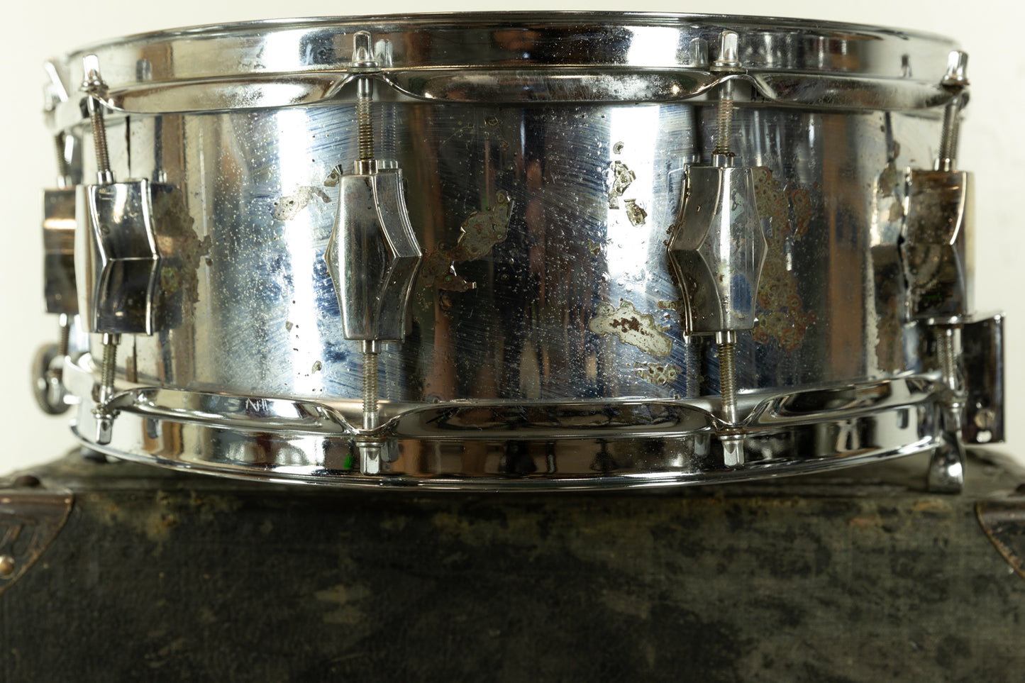 1970s Fibes 5.5x14 SFT 690 Chrome Snare Drum