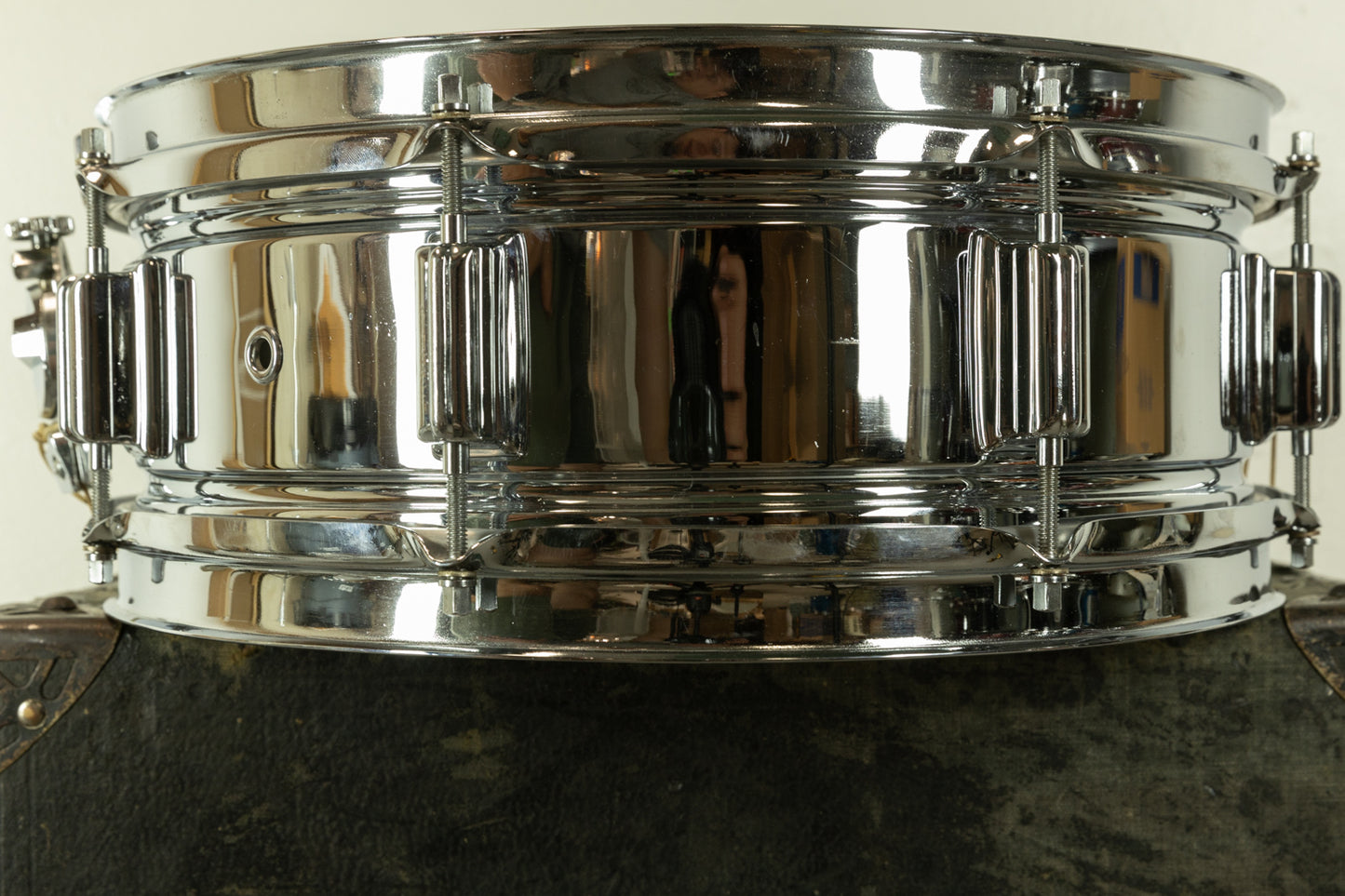 1960s Rogers 5x14 "Holiday" Chrome Over Brass Snare Drum