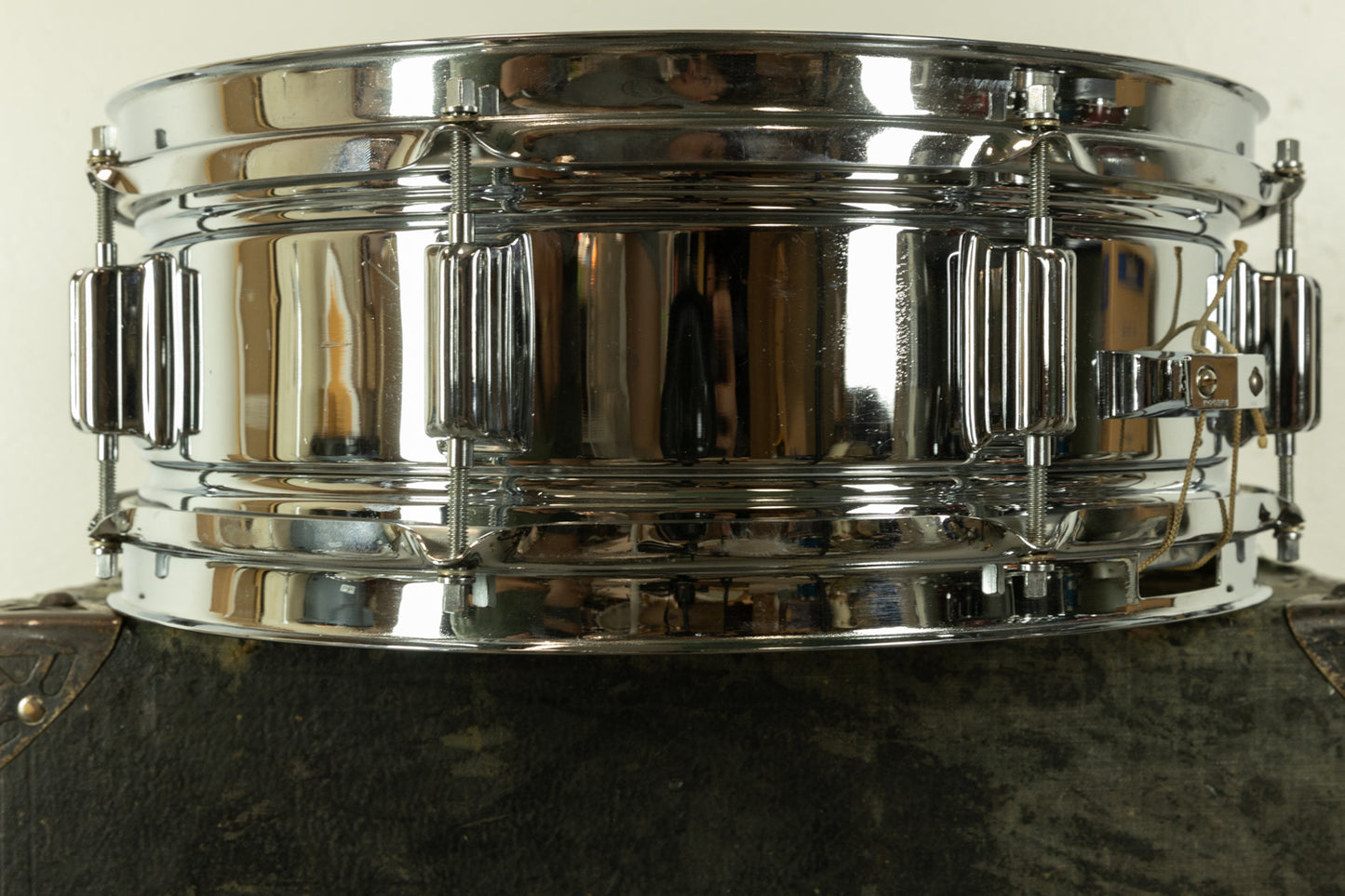 1960s Rogers 5x14 "Holiday" Chrome Over Brass Snare Drum