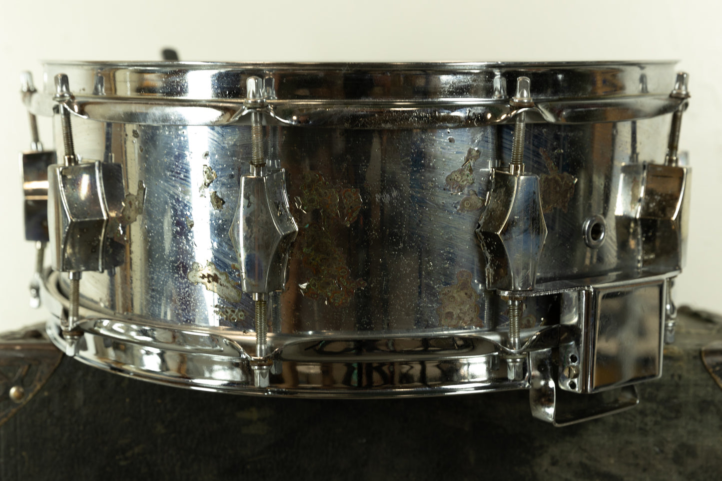 1970s Fibes 5.5x14 SFT 690 Chrome Snare Drum