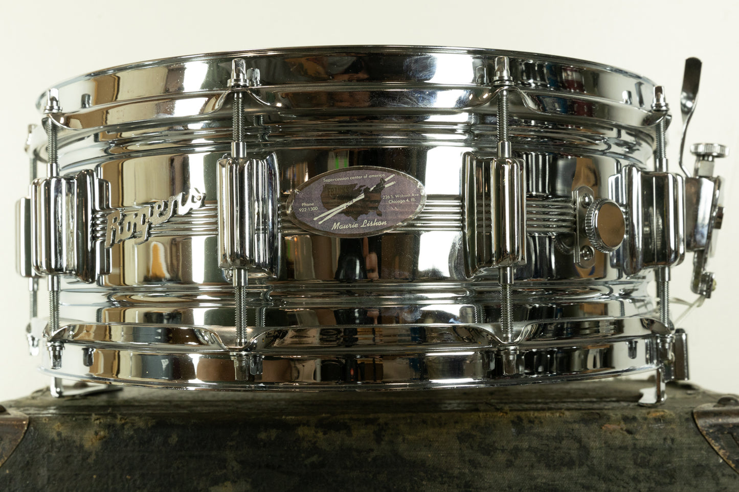 1960s Rogers 5x14 Dynasonic Snare Drum #12505