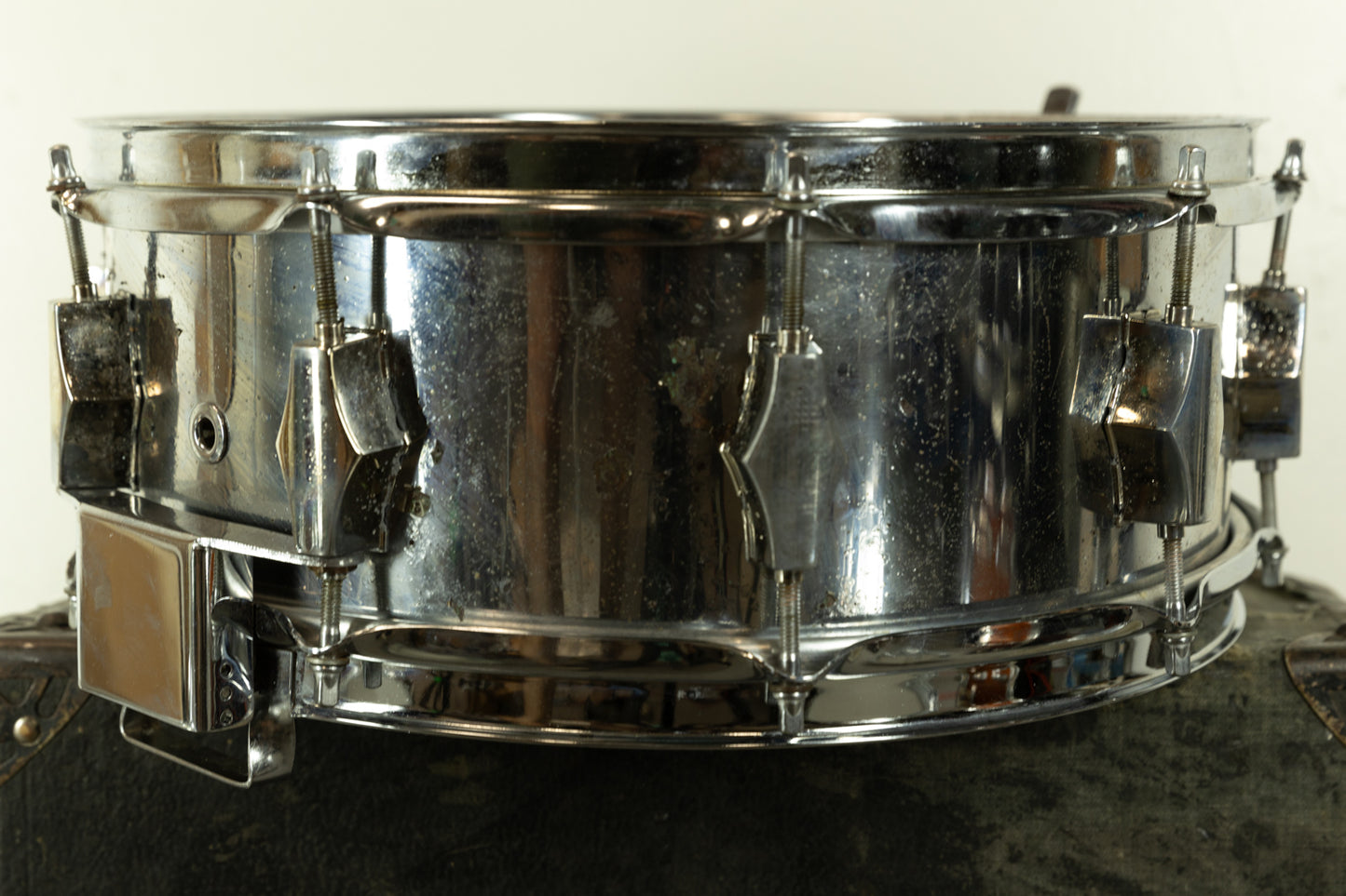 1970s Fibes 5.5x14 SFT 690 Chrome Snare Drum