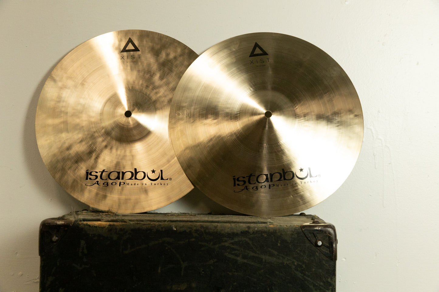 Istanbul Xist 14" Natural Hi Hat Cymbals 1071g 1251g