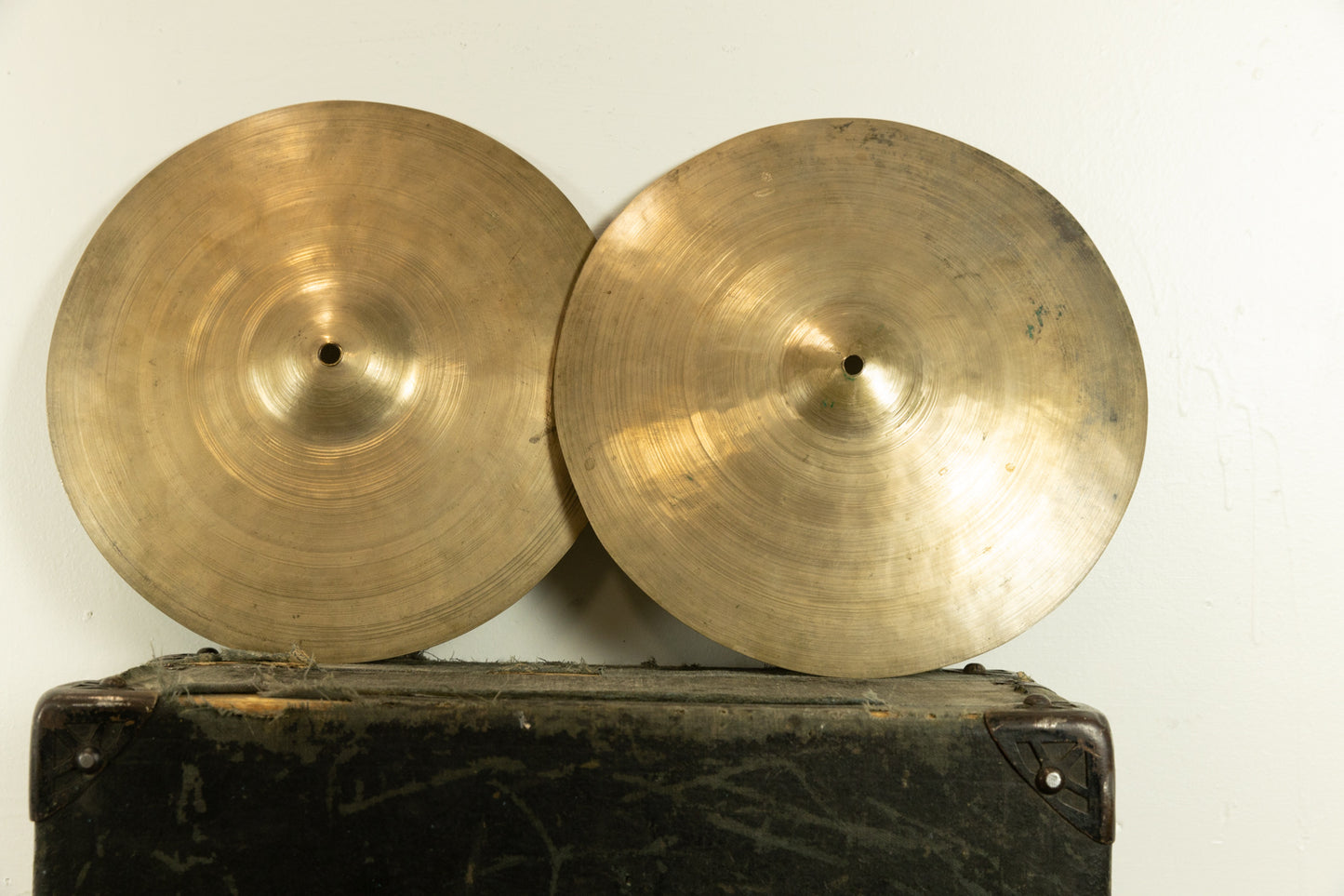 1920s 1930s Zildjian K Constantinople 12" Hi Hat Cymbals 795g 758g