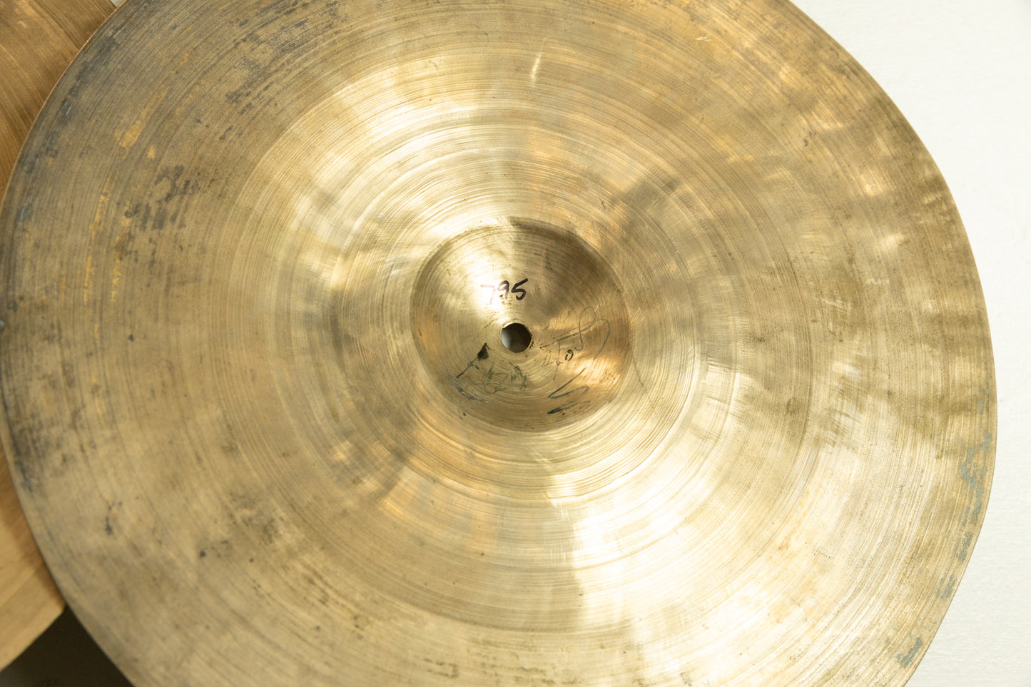 1920s 1930s Zildjian K Constantinople 12" Hi Hat Cymbals 795g 758g