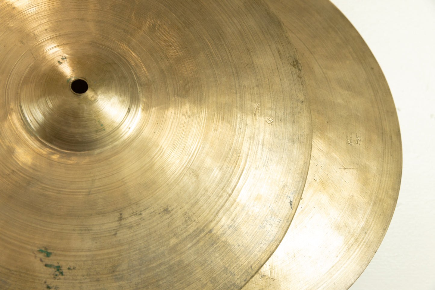 1920s 1930s Zildjian K Constantinople 12" Hi Hat Cymbals 795g 758g