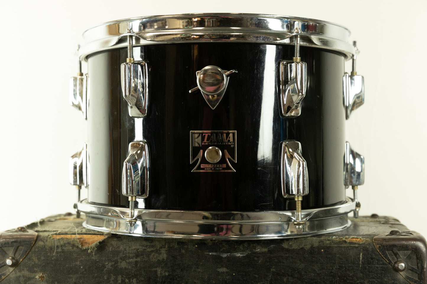 1970s Tama 8x12 Jet Black Imperialstar Tom