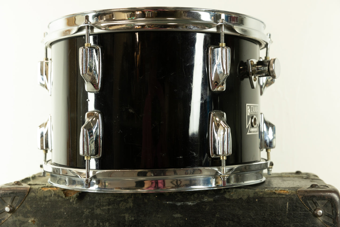 1970s Tama 8x12 Jet Black Imperialstar Tom