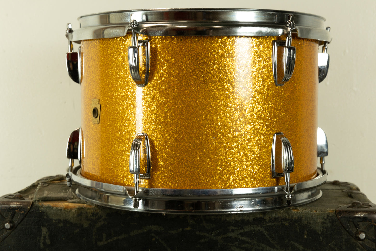 1960s Ludwig 8x12 Gold Sparkle Tom