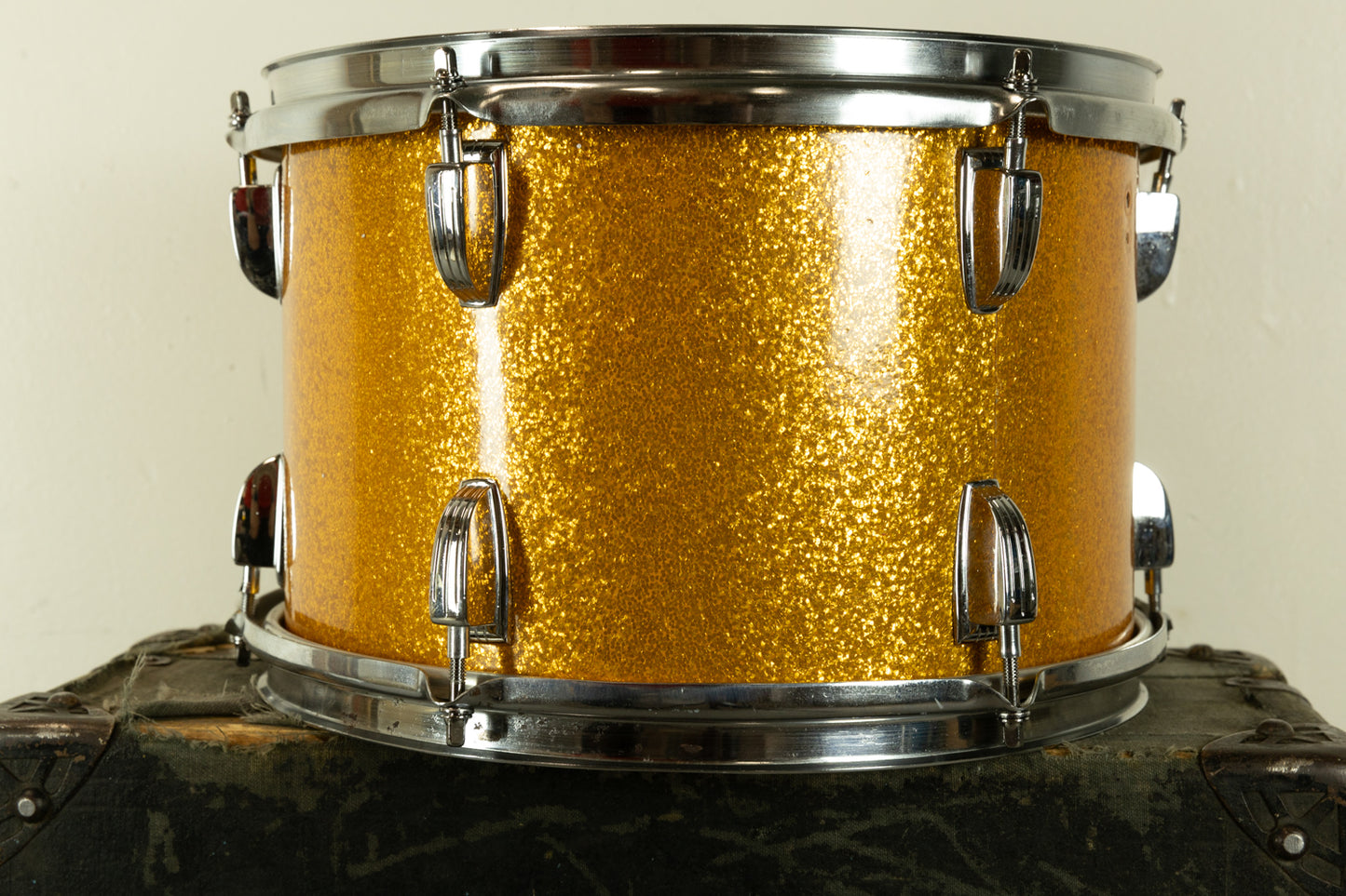 1960s Ludwig 8x12 Gold Sparkle Tom