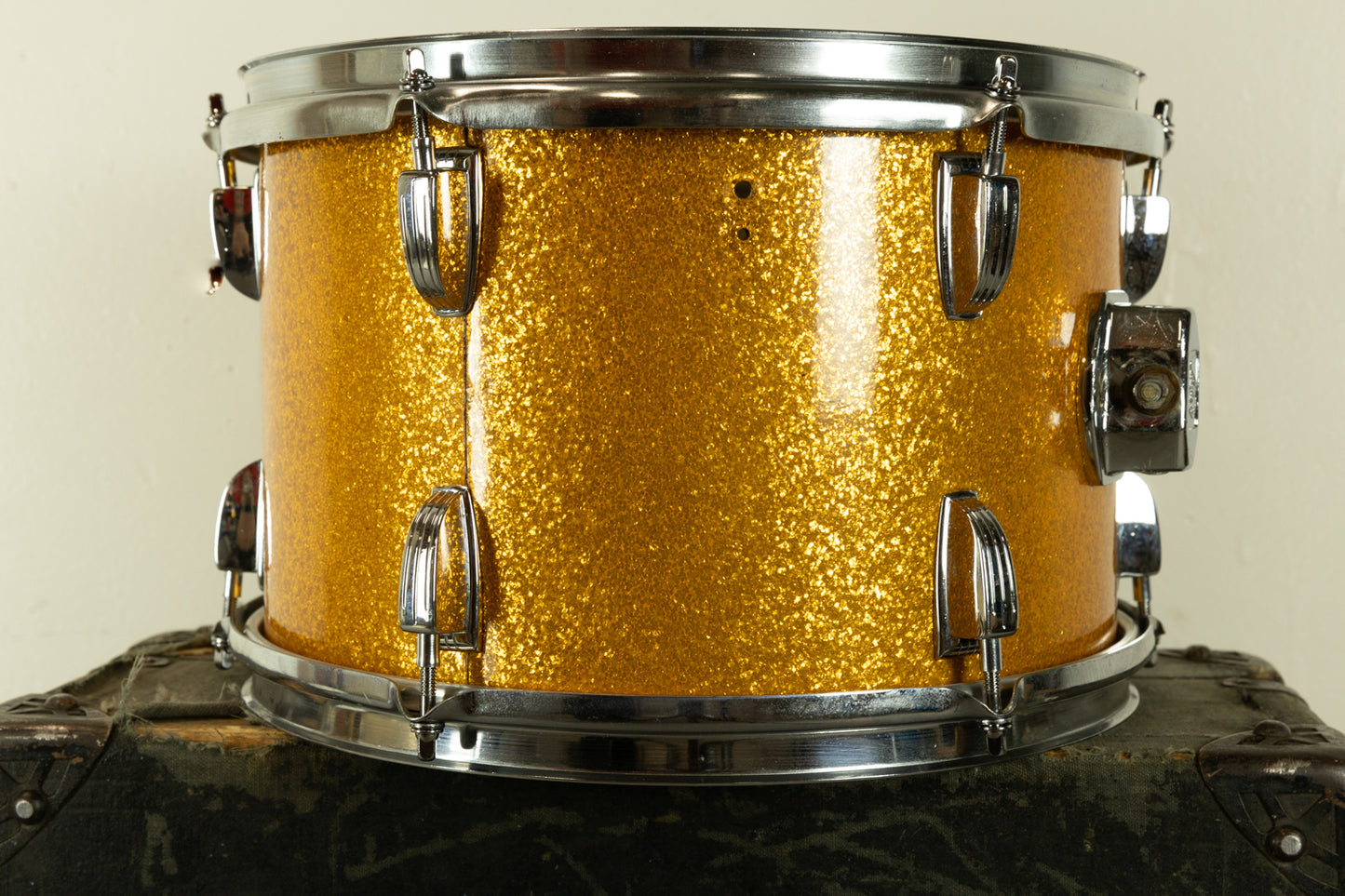 1960s Ludwig 8x12 Gold Sparkle Tom