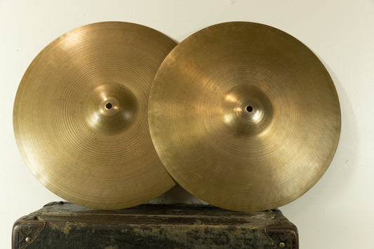 Zildjian A 15" Trans Stamp Type III Hi Hat Cymbals 818g 868g