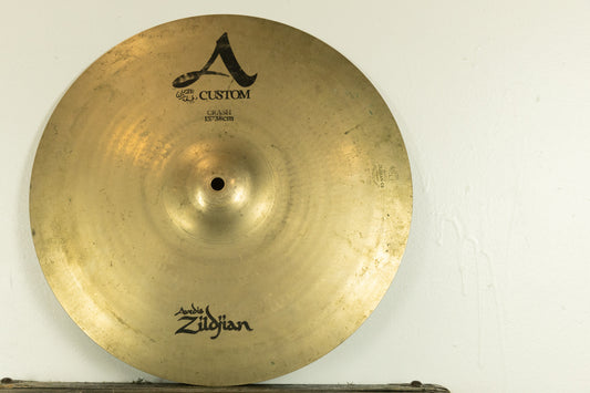 1995 Zildjian A Custom 15" Crash Cymbal 874g