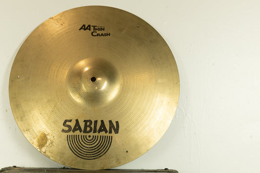 Sabian AA 18" Thin Sizzle Crash Cymbal 1358g