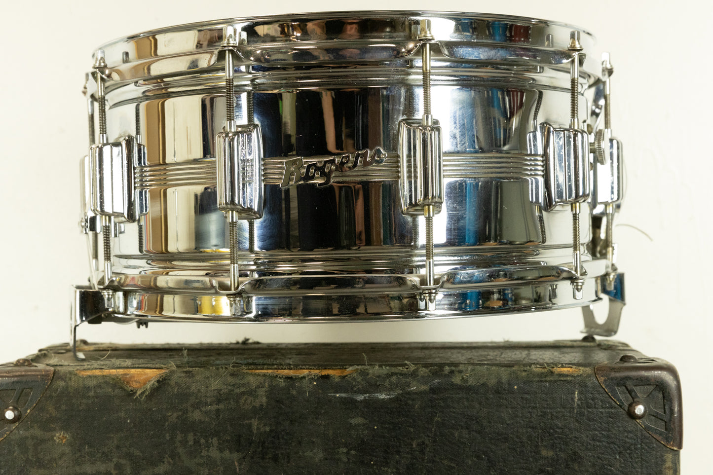 1970s Rogers 6.5x14 Dynasonic Snare Drum