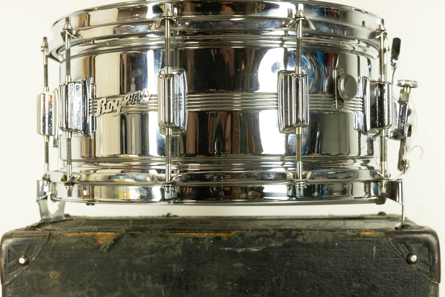 1970s Rogers 6.5x14 Dynasonic Snare Drum