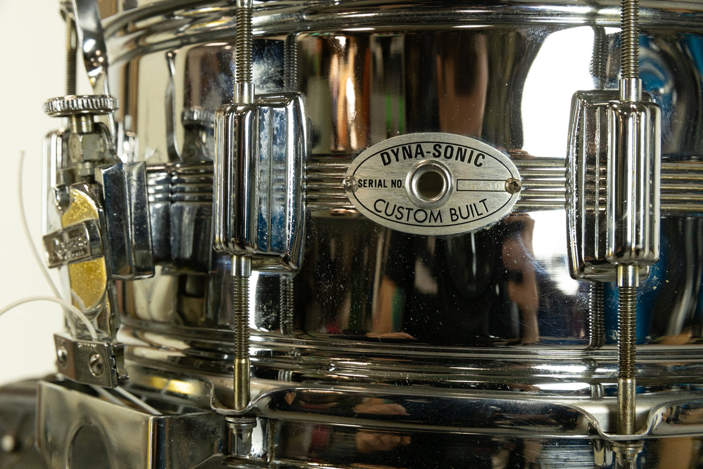 1970s Rogers 6.5x14 Dynasonic Snare Drum